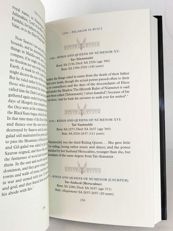 THE FALL OF NUMENOR J.R.R. Tolkien Alan Lee Illustrated Hardcover *Like New* gallery
