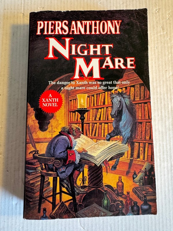 Night Mare Piers Anthony Good 1983 Del Rey Vintage Paperback Xanth