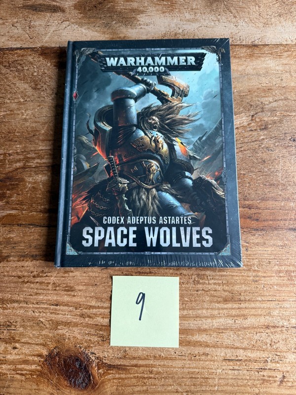 Warhammer 40,000 Codex Adeptus Astartes Space Wolves 2018 Hardcover Sealed 9