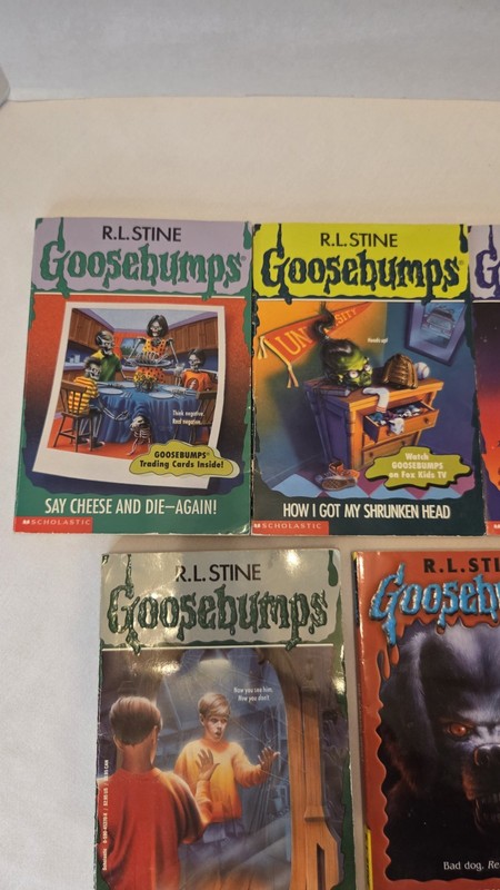 Vintage 90s Mixed Lot of 7 Scholastic Printing Goosebumps Books R.L. Stine gallery