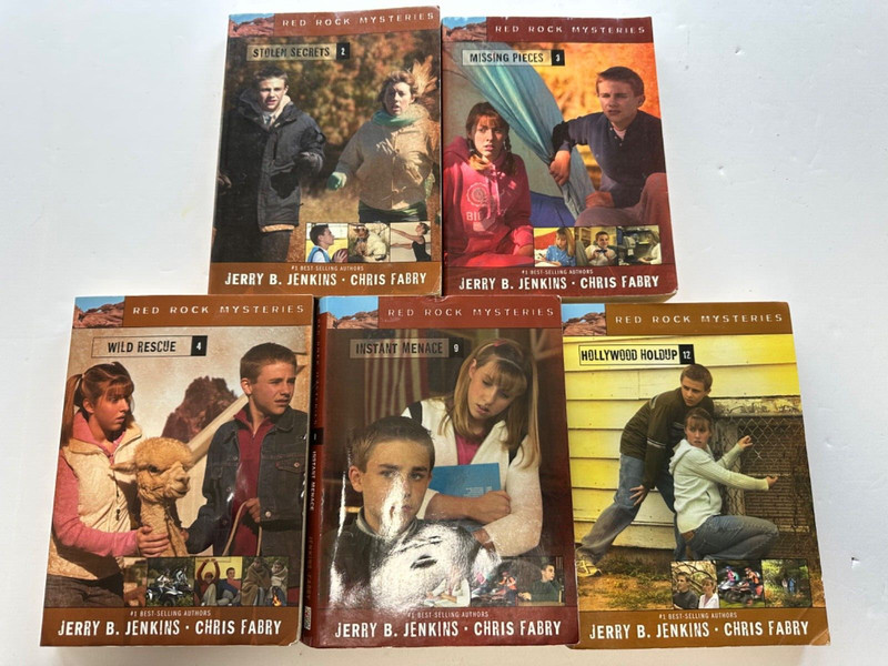 Lot of 5 Red Rock Mysteries # 2 3 4 9 12 YA Christian Fiction Jenkins Fabry