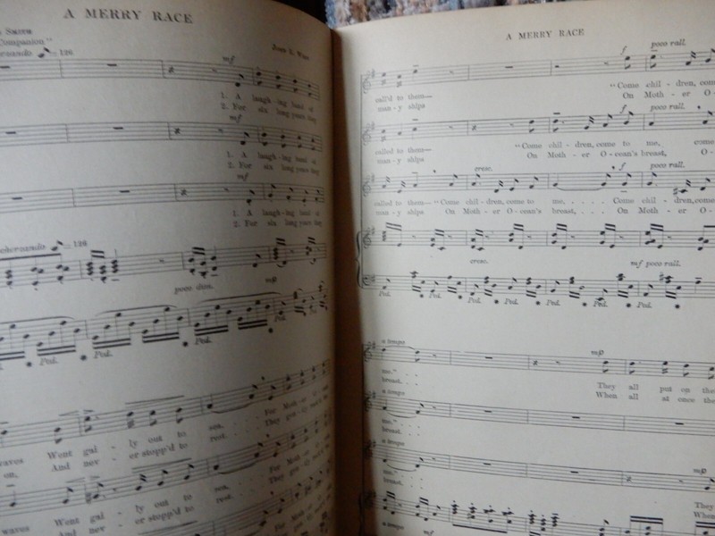 ANTIQUE 1918 JUNIOR SONGS BY HOLLIS DANN 207 PAGES gallery