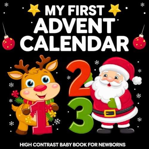 My First Advent Calendar: High Contrast Baby Book with Bl... by Carttman, Olivia