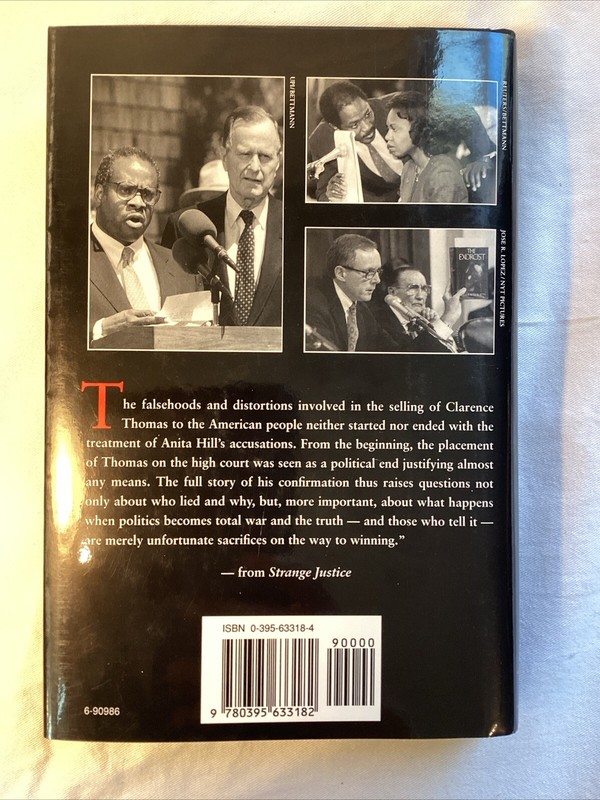 Strange Justice : The Selling of Clarence Thomas by Jane Mayer (1994, Hardcover) gallery
