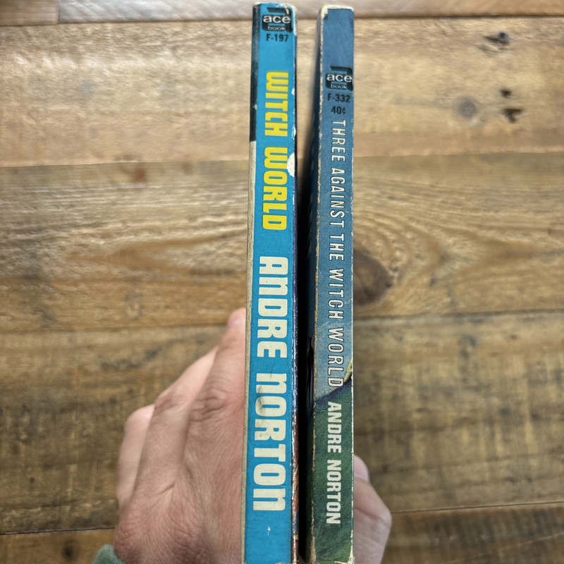 Witch world & Three Against The Witch World - Andre Norton (Great Spines!) gallery
