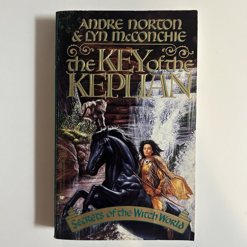1995 Andre Norton & Lyn McConchie KEY OF THE KEPLIAN Witch World novel ASPECT PB
