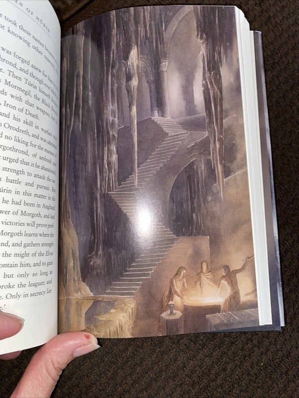 THE CHILDREN OF HURIN J.R.R. Tolkien Alan Lee Illustrated First Ed/4th Print VG+ gallery