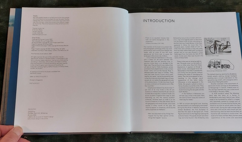 Crop Circles: Art in the Landscape by Lucy Pringle HBDJ First Edition, 2007 gallery