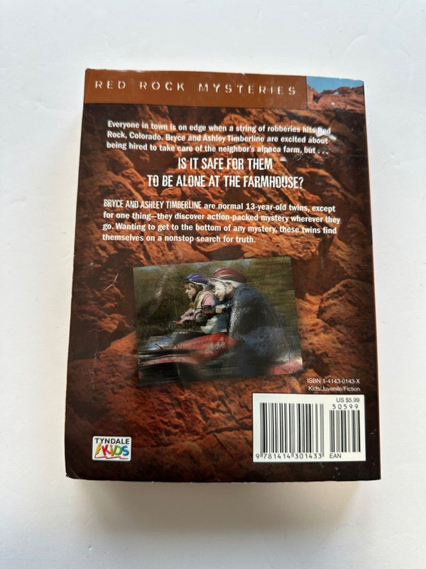 Lot of 5 Red Rock Mysteries # 2 3 4 9 12 YA Christian Fiction Jenkins Fabry gallery