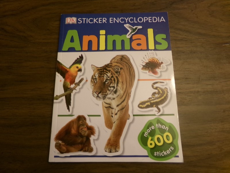 DK Sticker Encyclopedia Animals Paperback Book, NEW