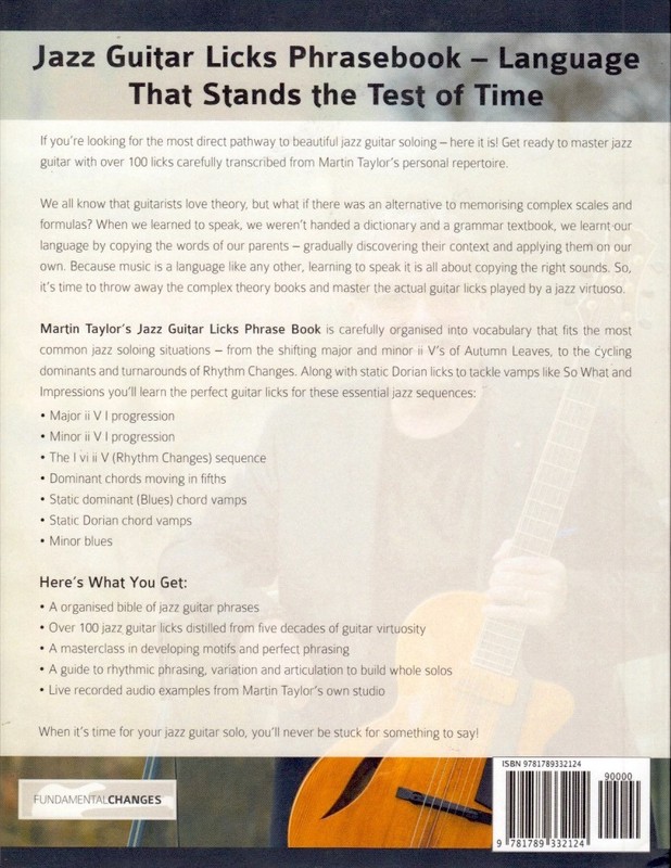 Martin Taylor's Jazz Guitar Licks Phrase Book: Over 100 Beginner & Intermediate gallery