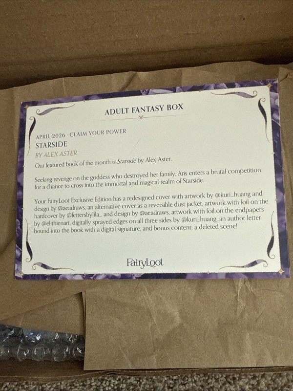 Starside by Alex Aster - Fairyloot Edition gallery