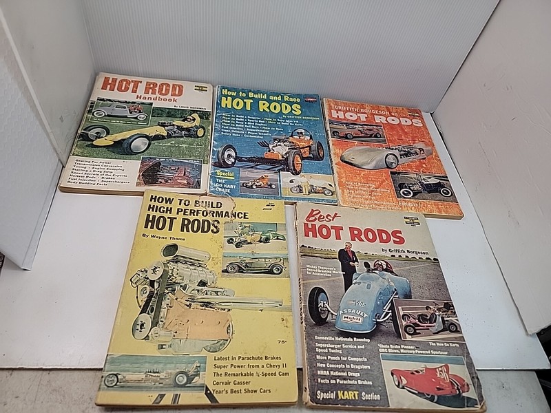 Fawcett Hot To Books Hot Rods Lot