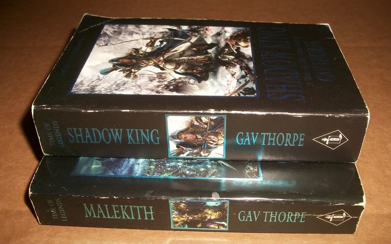 Shadow King Malekith Warhammer 40000 Gav Thorpe PB lot of 2 Legends 1st US PB VG gallery