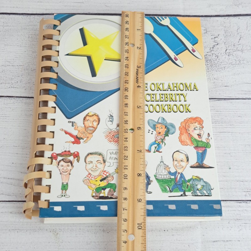 Damaged Comb Oklahoma Celebrity Cookbook Reba McEntire Garth Brooks Chuck Norris gallery