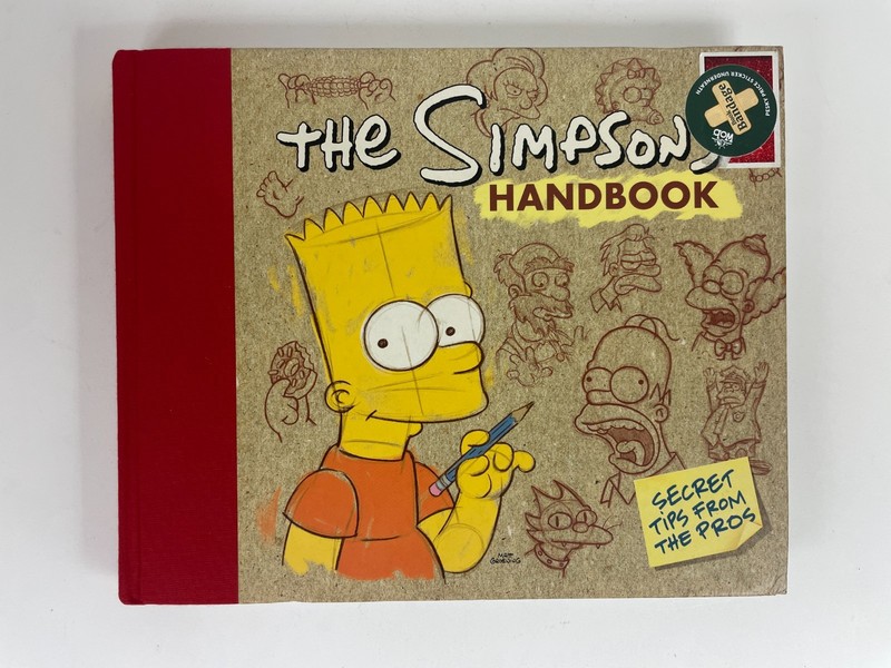 Simpsons Handbook Secret Tips from Pros Matt Groening *art drawing how-to* 2007
