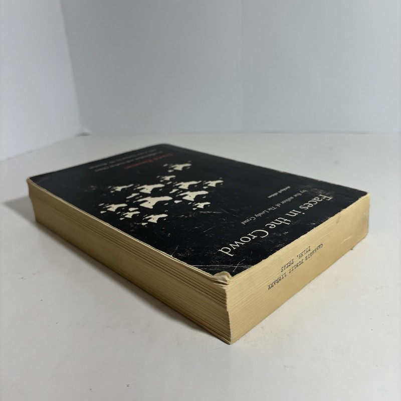 Faces In the Crowd, David Riesman 1965 Abridged Edition TPB Ex-library AA gallery