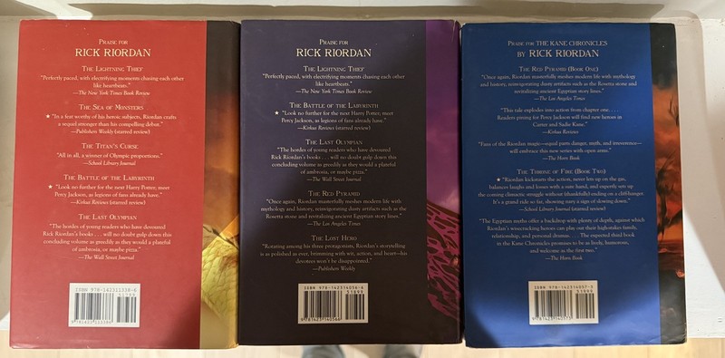 The Kane Chronicles Hardcover Set (3 Books) Riordan Red Pyramid Throne Fire gallery