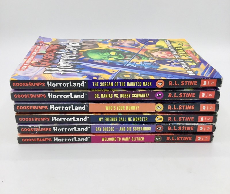 1st Edition🔥Goosebumps Horrorland Series Collection #4-#9- R.L. Stine-2008-2009