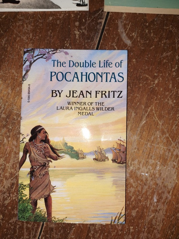 Lot 7 JEAN FRITZ Books Ben Franklin, pocahontas, American history homeschool gallery