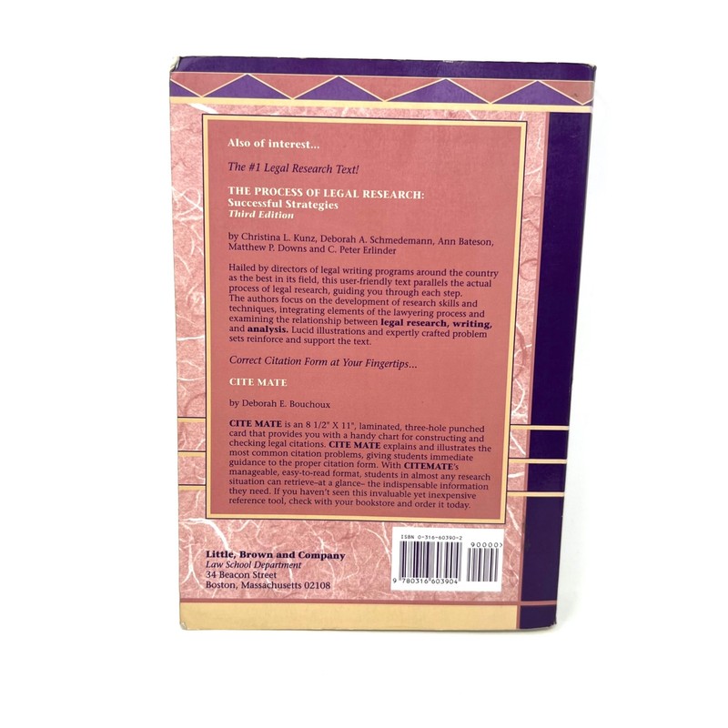 Legal Reasoning and Legal Writing Structure strategy and style Second Edition gallery