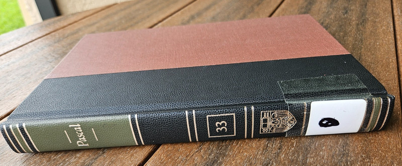 Pascal Encyclopaedia Britannica Great Books of the Western World #33 1989