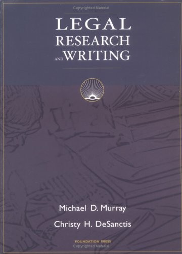Legal Research And Writing