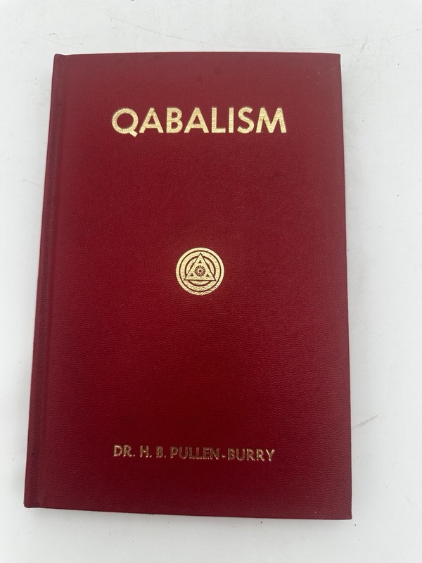 Qabalism by Dr. H.B. Pullen-Burry 1925 Yogi Publication Society Hardcover VG