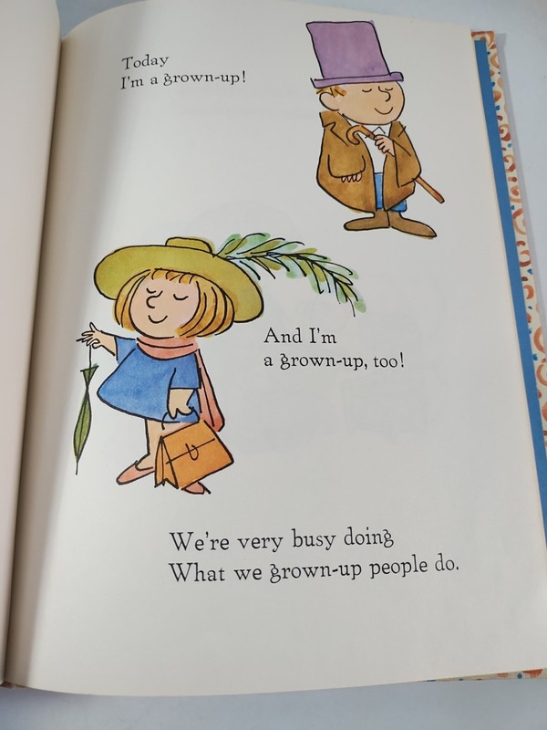 Vintage 1969 The Grown Up Day By Jack Kent ~Parents Magazine Press New York Book gallery