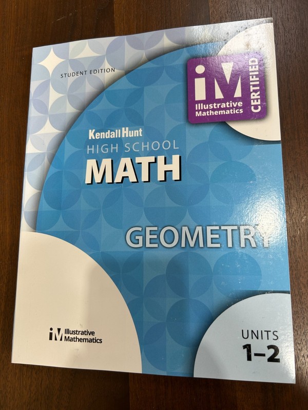 KENDALL HUNT MATH UNITS 1-2 GEOMETRY – NEW