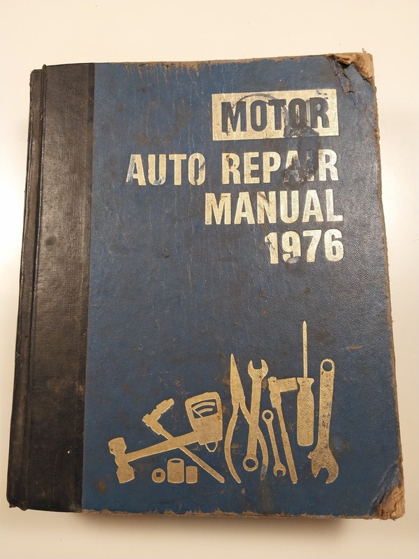 Motor Auto Repair Manual 1976 – Hardcover By Motor