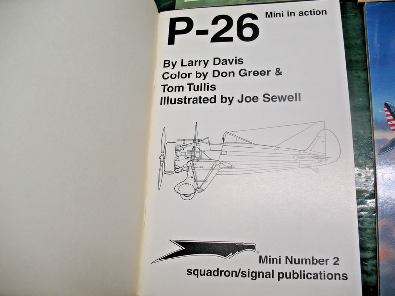 SQUADREN SIGNAL PUBLICATION MINI IN ACTION LOT No. 6 - 5- 2 - 1 NM gallery