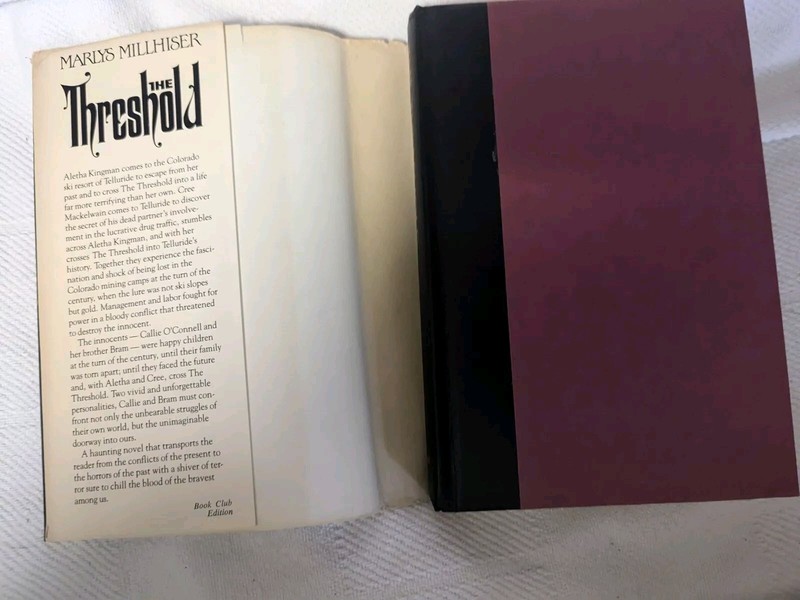 The Threshold by Marlys Millhiser 1984 1st Book Club Edition HC DJ gallery