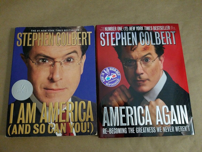 Stephen Colbert 2 Books I Am America & America Again