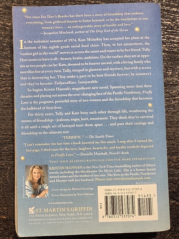 Firefly Lane : A Novel by Kristin Hannah (2009, Trade Paperback) gallery