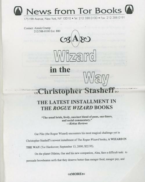 A Wizard in the Way by Christopher Stasheff gallery