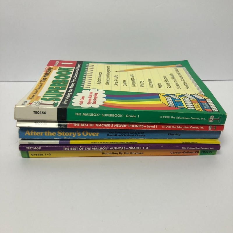 Lot of 6 Teaching Aid Lesson Idea Books The Mailbox Grades 1-3 Superbook Phonic