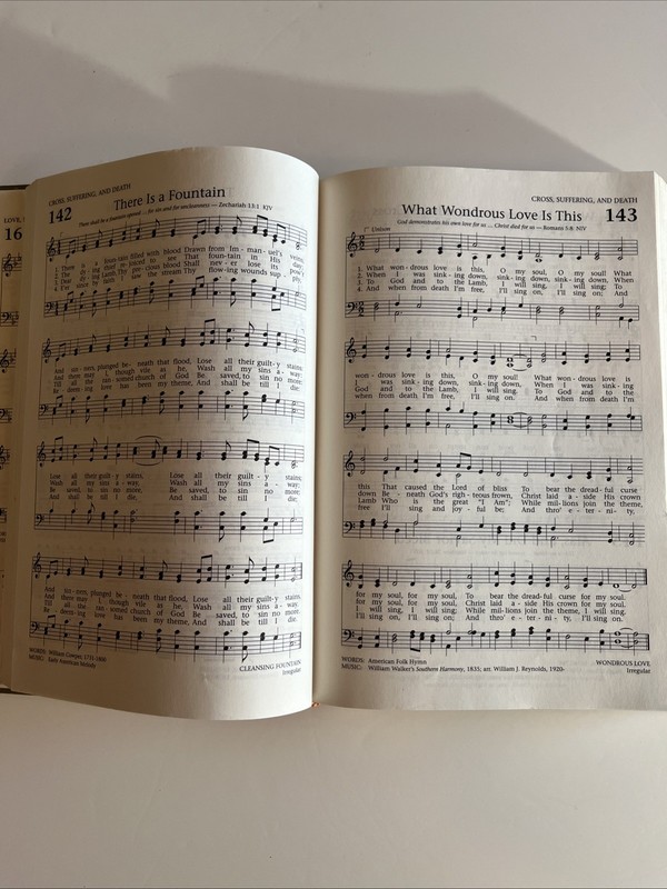 1991 The Baptist Hymnal HC, Potter's Gray & Gold - 9th Printing -(Y28) gallery