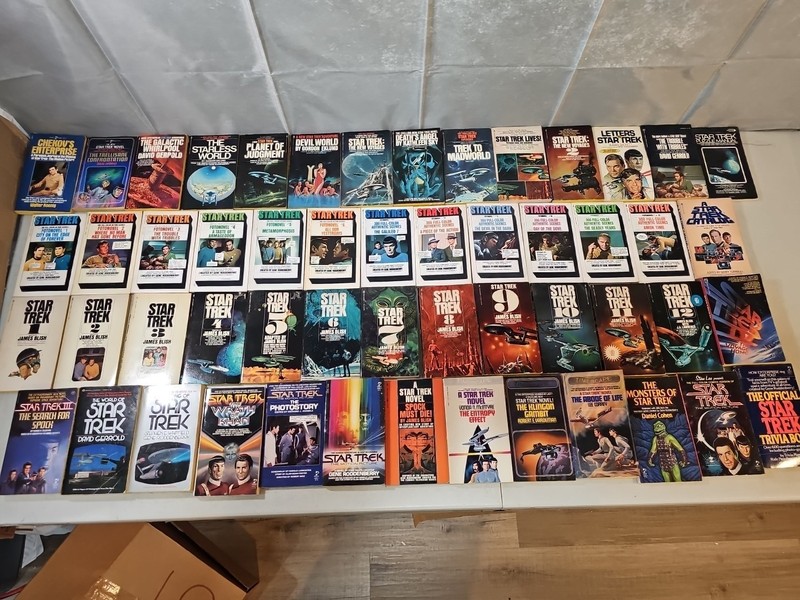 Star Trek Lot of 53 Original Series RARE VINTAGE POCKET Books Paperback Lot