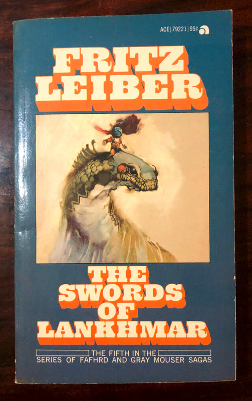 THE SWORDS OF LANKHMAR Fritz Leiber Ace #79221 1971 5th in Series Pbk Jeff Jones