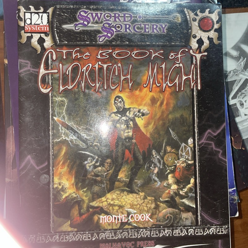 Dungeons and Dragons: The Book of Eldritch Might Sword Sorcery Role-Playing Game
