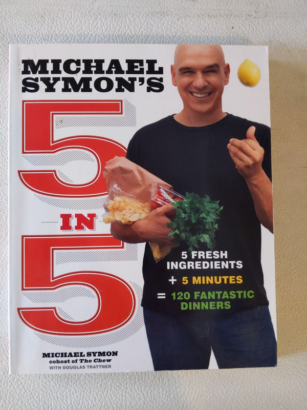 Michael Symon’s SIGNED 5 In 5 1ST EDITION Cookbook