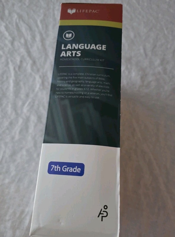 LifePac Language Arts Grade 7 Units 4 - 9 Only gallery