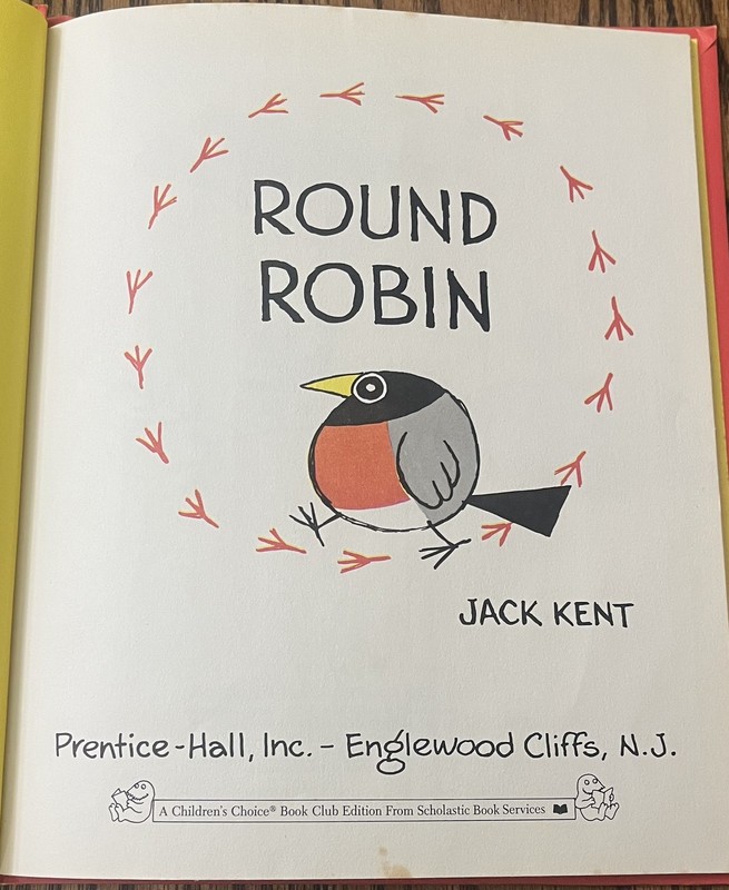 ROUND ROBIN : by Jack Kent : fat bird : vintage gallery