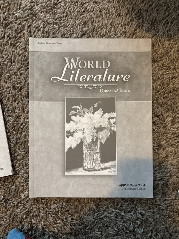 MISSING Quiz 1 & TEST 1 ABEKA WORLD LITERATURE STUDENT QUIZZES/TESTS 4th EDITION