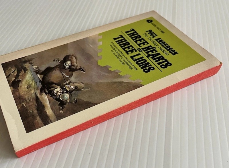 Three Hearts And Three Lions by Poul Anderson (Avon 1970 PB)*G+* Jeff Jones Art gallery