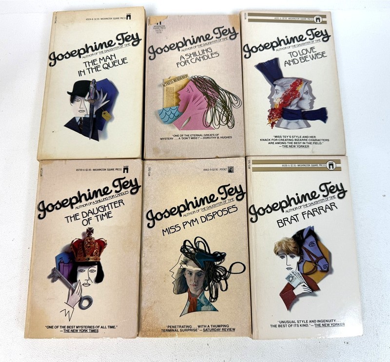 Josephine Tey Lot 6 Mystery PBs Daughter of Time Brat Farrar Pym Shilling Queue