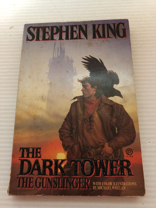 Stephen King THE DARKTOWER The Gunslinger 1988 1st Plume Michael Whelan Illust
