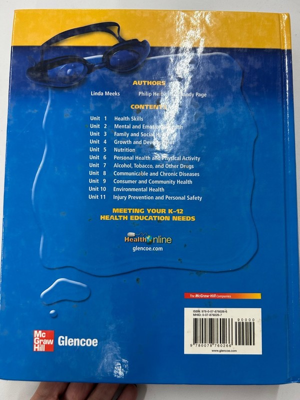 Health & Wellness Meeks Heit 2008 McGraw-Hill Glencoe Textbook gallery