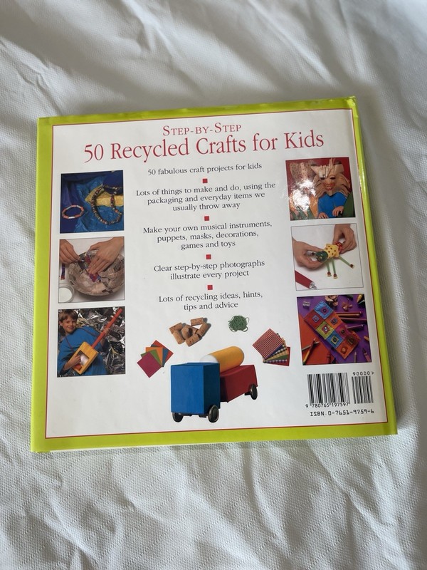 Step-by-Step 50 Recycled Crafts for Kids Marion Elliot Hardcover gallery
